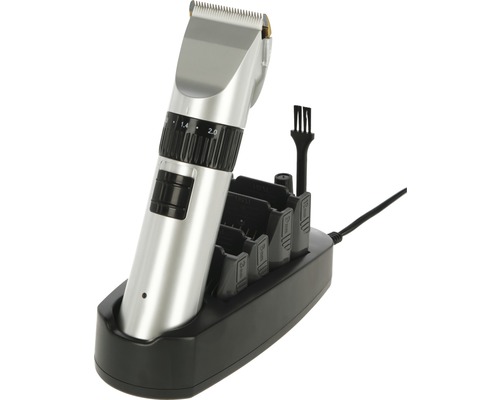 Haarschneidemaschine mit Ladestation und Zubehör
