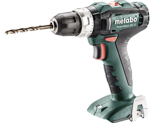 Akku-Schlagbohrschrauber Metabo 12V PowerMaxx SB 12, ohne Akku und Ladegerät Metabo PowerMaxx SB 12 Akku-Bohrschrauber mit Bohrer