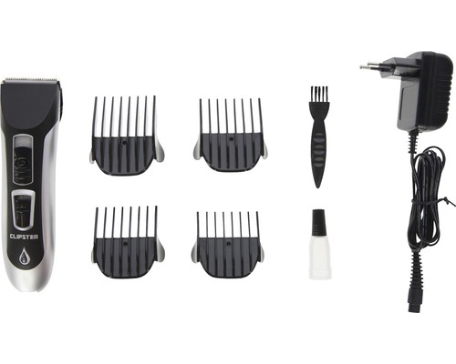 Clipster Haarschneidemaschine Set mit Aufsätzen, Reinigungsbürste, Öl und Netzteil