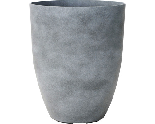 Grauer Blumentopf