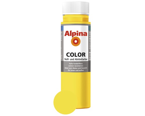 Alpina Voll- und Abtönfarbe Sunny Yellow 250 ml-0