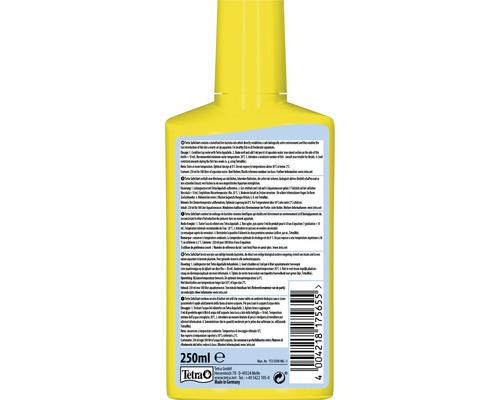 Tetra SafeStart Bakterienstarter in gelber Flasche