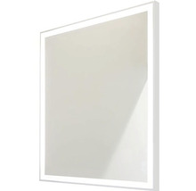 Quadratischer Spiegel mit LED Beleuchtung