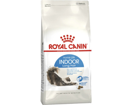 Katzenfutter trocken, Royal Canin Indoor long Hair 35, 4 kg Royal Canin Indoor Long Hair Katzenfutter Verpackung