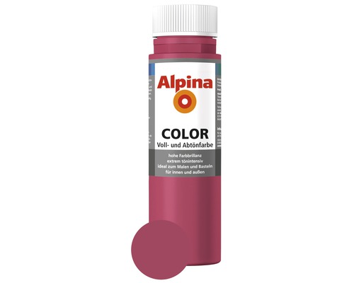 Alpina Voll- und Abtönfarbe Shocking Pink 250 ml-0