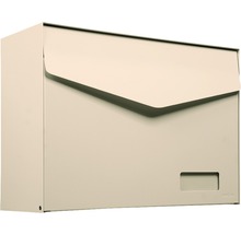 Briefkasten aus Metall mit Sichtfenster