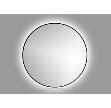 LED Spiegel Ø 60 cm schwarz