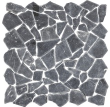 Bruchmosaik Nero Marquinia 30,5x30,5 cm-thumb-0