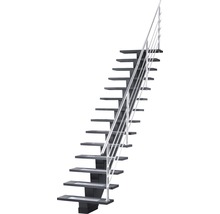 Treppe mit Metallgeländer