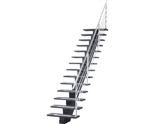 Treppe mit Metallgeländer