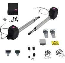 Komponenten für einen Torantrieb inklusive Montagezubehör