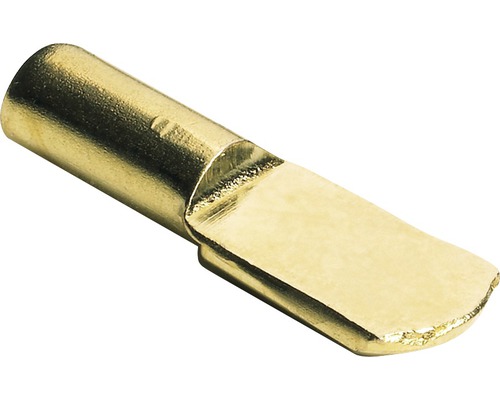 Regalbodenträger Löffelbodenträger vermessingt 4 mm 100 Stück Regalbodenhalter aus Metall
