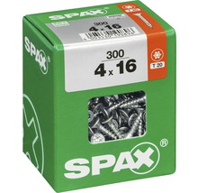 Verpackung mit 300 Spax Schrauben, Größe 4 x 16