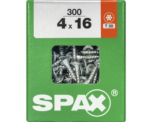 Spax Schrauben, 4 x 16 mm, 300 Stück