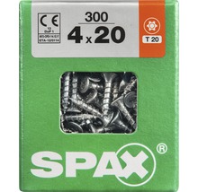 Spax Schrauben im Karton, Größe 4 x 20 mm, 300 Stück