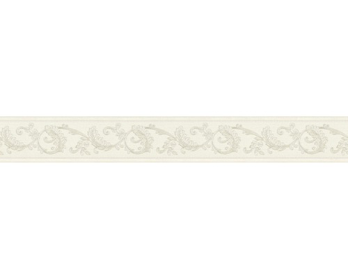 Bordüre 36914-3 Vinyl selbstklebend Ornament creme 5 m x 8 cm Bordüre mit floralem Muster zur Wandgestaltung