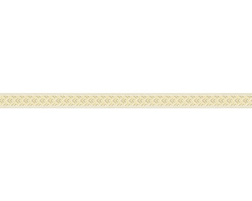 Bordüre 36915-1 Vinyl selbstklebend Ornament gold 5 m x 4,4 cm Zierprofil mit Zickzackmuster