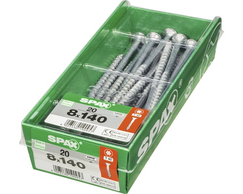 Spax Universalschrauben 8x140 Millimeter im Karton