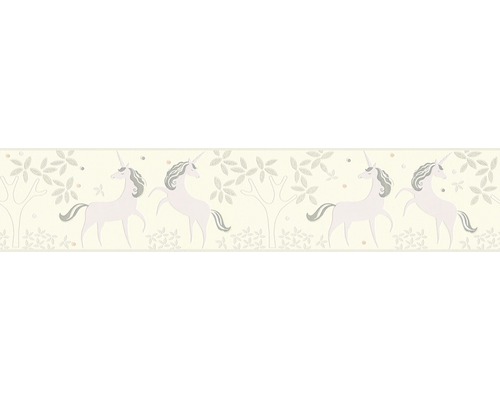 Bordüre 36990-2 selbstklebend Minnie Mouse rot 5 m x 15,9 cm Tapetenbordüre mit Einhornmotiv für Kinderzimmer