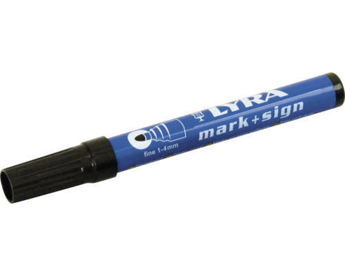 Permanentmarker Blau – Feine Spitze 2–5 Mm | Wasserfest & Langlebig Für Viele Oberflächen
