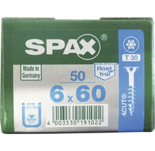 Verpackung Spax Schrauben 6x60 Millimeter, 50 Stück