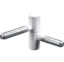 Einbohrband, weiß 10x34 mm, 5 Stück