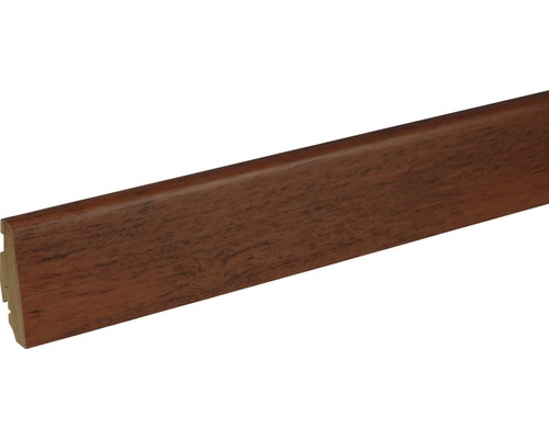 SKANDOR Sockelleiste Merbau SU60L 19 x 58 x 2400 mm Sockelleiste aus Holz