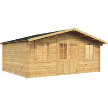Gartenhaus Palmako Klara 17,0 m² 518 x 420 cm Tauchgrundiert braun