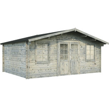 Gartenhaus Palmako Klara 17,0 m² 518 x 420 cm Tauchgrundiert grau