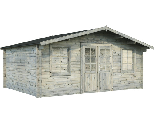 Gartenhaus aus Holz mit Fenster und Doppeltür