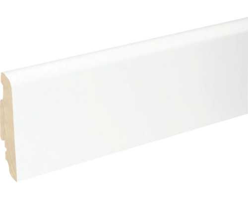 SKANDOR Sockelleiste weiß glänzend FOFA786 FU60L 19 x 58 x 2400 mm