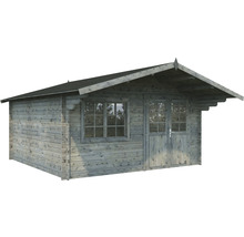 Gartenhaus Palmako Britta 17,5 m² 488 x 580 cm Tauchgrundiert grau