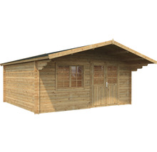 Gartenhaus Palmako Britta 19,7 m² 516 x 580 cm tauchgrundiert braun