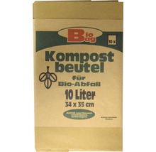 Bio Bag Kompostbeutel 10 l braun 10 Stück-thumb-0