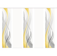 Schiebegardine mit abstraktem Muster