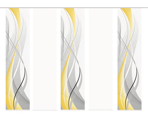 Schiebegardine mit abstraktem Muster