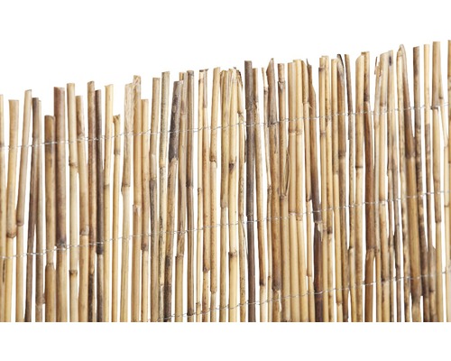 Bambus-Sichtschutzmatte „Beach“ – 100 X 500 Cm, Aus Gespaltenem Bambus, Natürlich & Witterungsbeständig