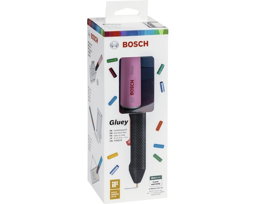 Bosch Gluey Heißklebestift in Produktverpackung