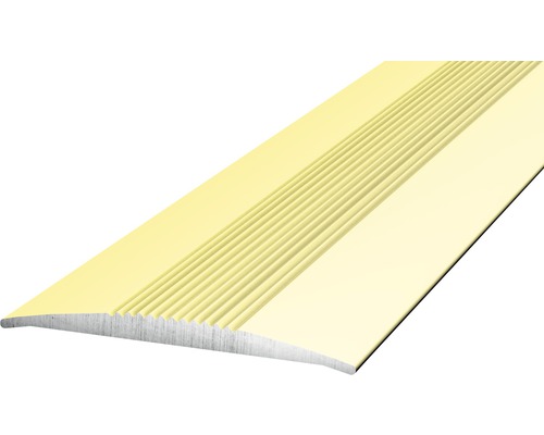 Prinz Übergangsprofil Alu sahara selbstklebend 37 x 1000 mm Treppenkantenprofil aus Aluminium mit geriffelter Oberfläche