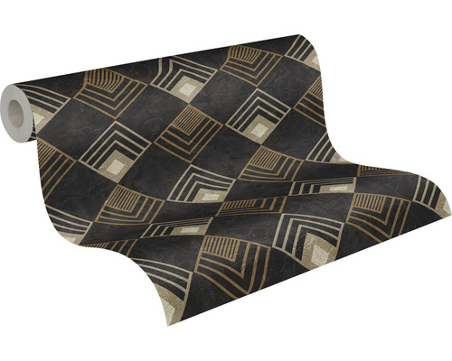 Tapetenrolle mit geometrischem Muster