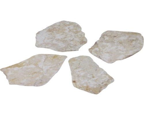 Antirutschsticker mySPOTTI stepon figürlich Naturstein beige Dekorativer Marmor Kies