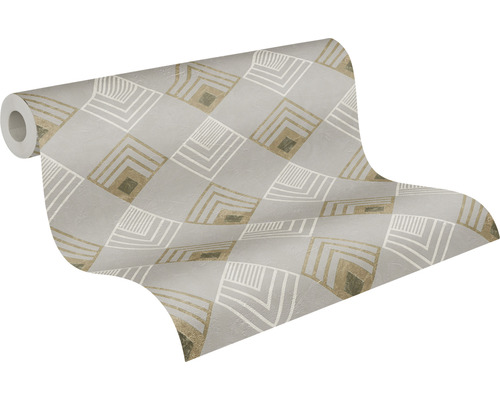 Tapetenrolle mit geometrischem Muster