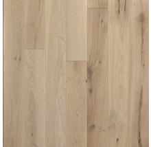 Feelwood Massivholzdiele Eiche natur rustikal Landhausdiele Schiffsboden Gebürstet 2306 x 137 x 15 mm