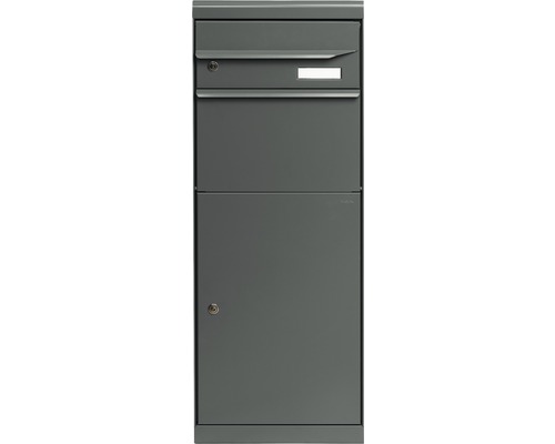 Freistehender Briefkasten mit Zeitungsfach