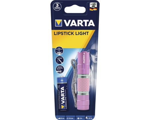 Varta Lipstick Light, inklusive Batterie und Trageband