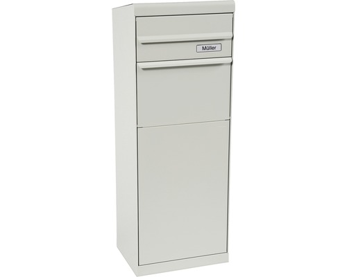 Briefkasten mit Paketfach der Marke Müller