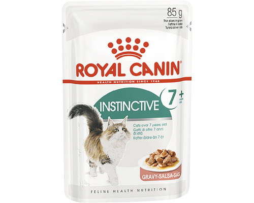 Royal Canin Katzenfutter Instinctive 7 plus, 85 Gramm Portionsbeutel