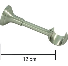 Gardinenstangenhalterung mit einer Länge von 12 cm zur Wandmontage