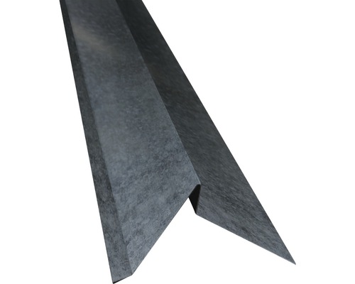 PRECIT Ortblech ohne Wasserfalz verzinkt 1000 mm x 105 mm x 95 mm Dachrandwinkel aus Metall