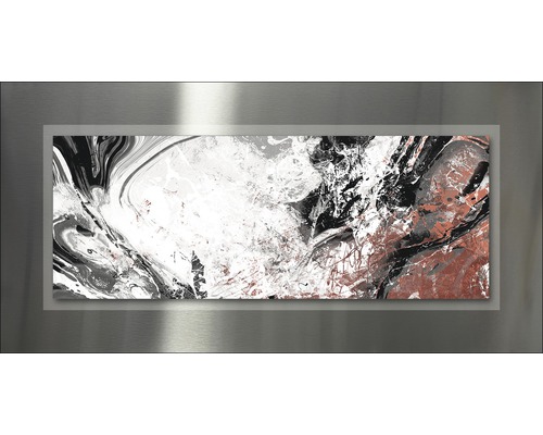 Abstraktes Kunstwerk mit Rahmen